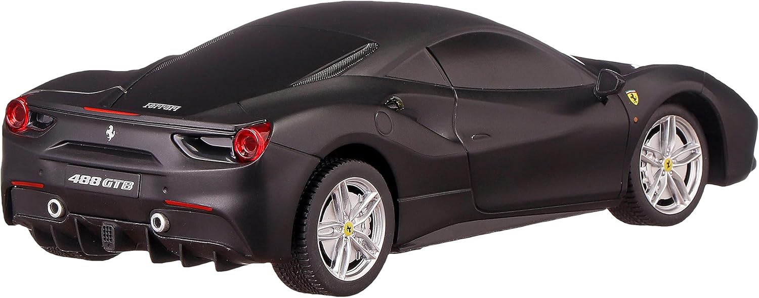 Rastar 76000 Ferrari 488 GTB Radio Controlled Car - Black