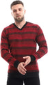 Offcliff Men's Striped V-Neck Pullover