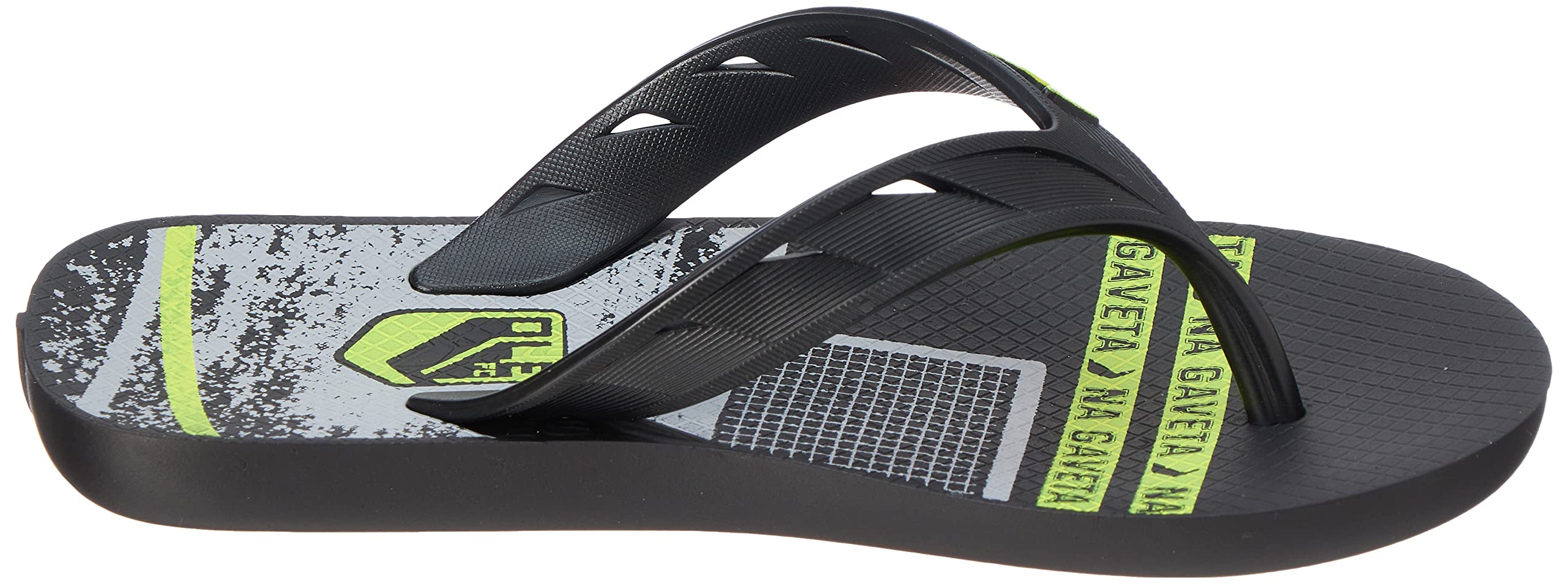 Rider Flip Flop - Black/Yellow