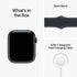 Apple Watch Series 8 GPS 45mm Midnight Aluminum Case with Midnight Sport Band - Regular, USB