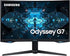 SAMSUNG 27" Odyssey G7 Series WQHD (2560x1440) Gaming Monitor, 240Hz, Curved, 1ms, HDMI, G-Sync, FreeSync Premium Pro, LC27G75TQSNXZA, Blue