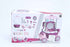 4 in 1 Surprise Princess Dresser Playset - a removable basket -a trolley carrying - acase for storage - smooth rolling wheel, Pink* Mauve