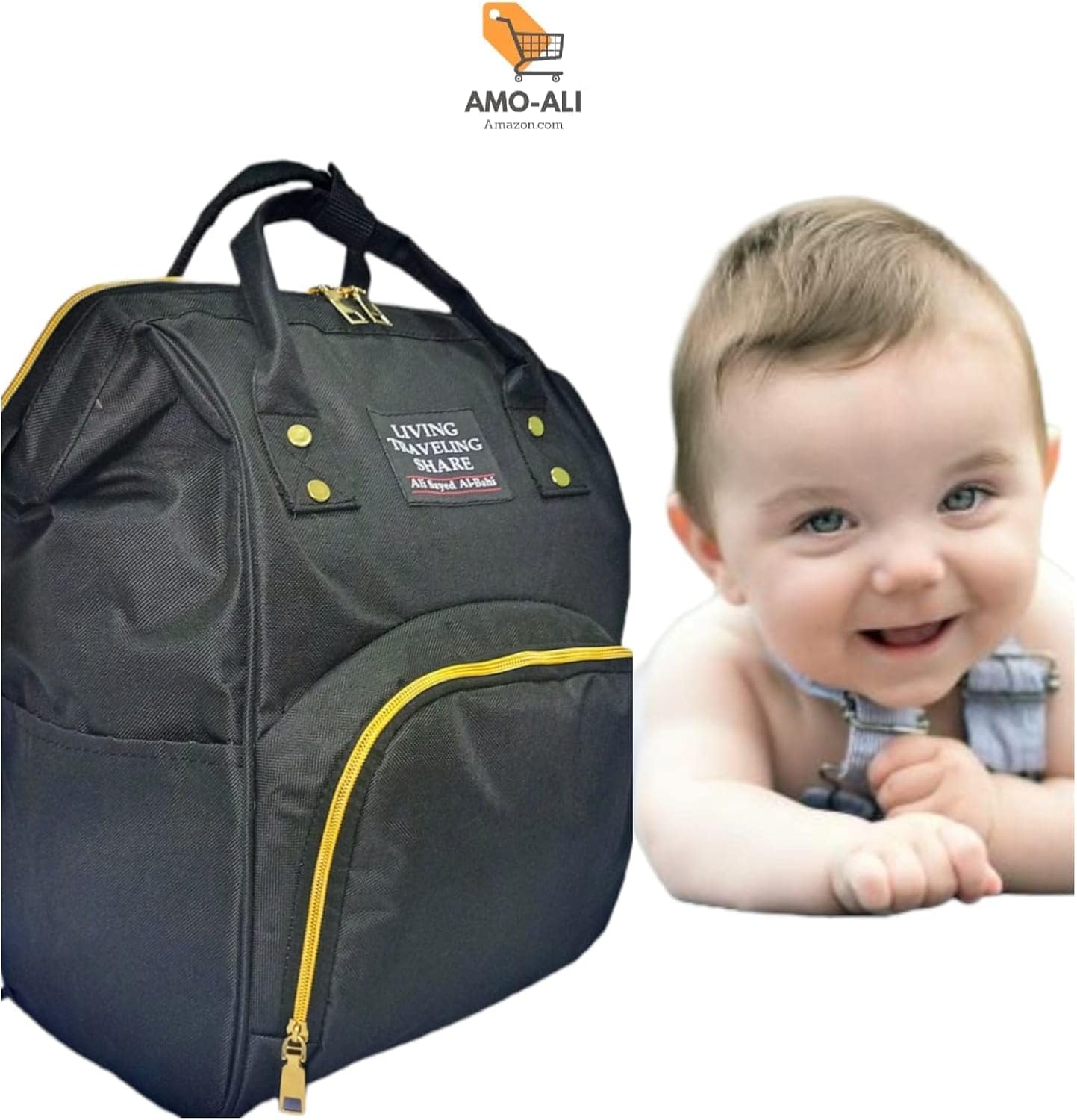 Mommy Baby Outerwear Bag - Black