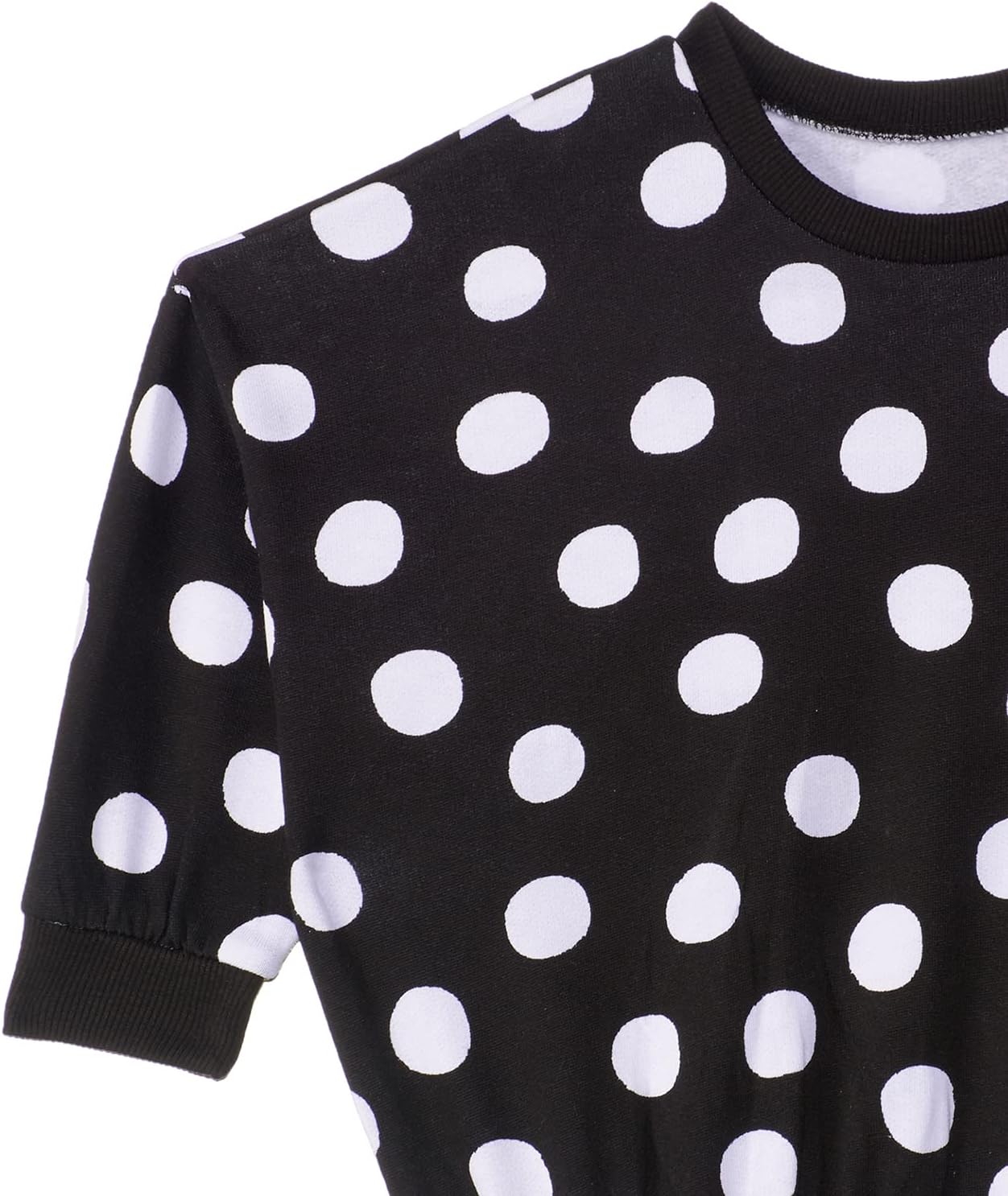 Matalan Girls' Round-Neck Polka Dot Pullover