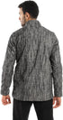 Andora Men's Zipper Through Neck Linen Jacket