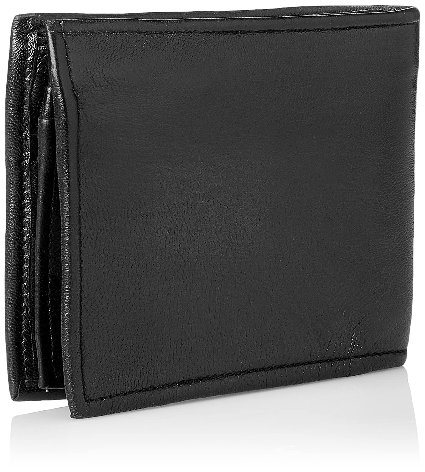 OX Black Leather Bifold Wallet for Men