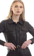 Ravin Women's Long-Sleeve Leather Jumpsuit