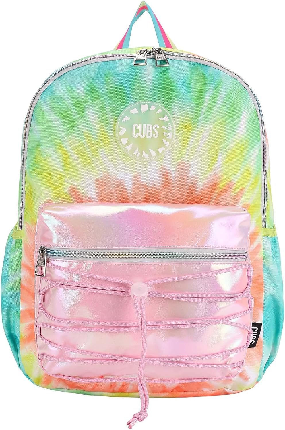 CUBS SunLight Rays TieDye PU High School Backpack