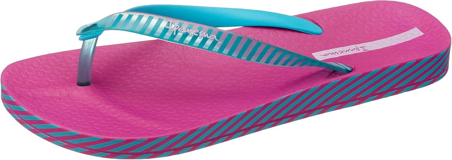 Ipanema Duo Soft Slipper Pink/Blue Rubber Flip Flop for Women