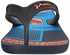 Rider Rubber Flip-Flops - Black/Orange