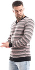 Offcliff Men's Striped V-Neck Pullover