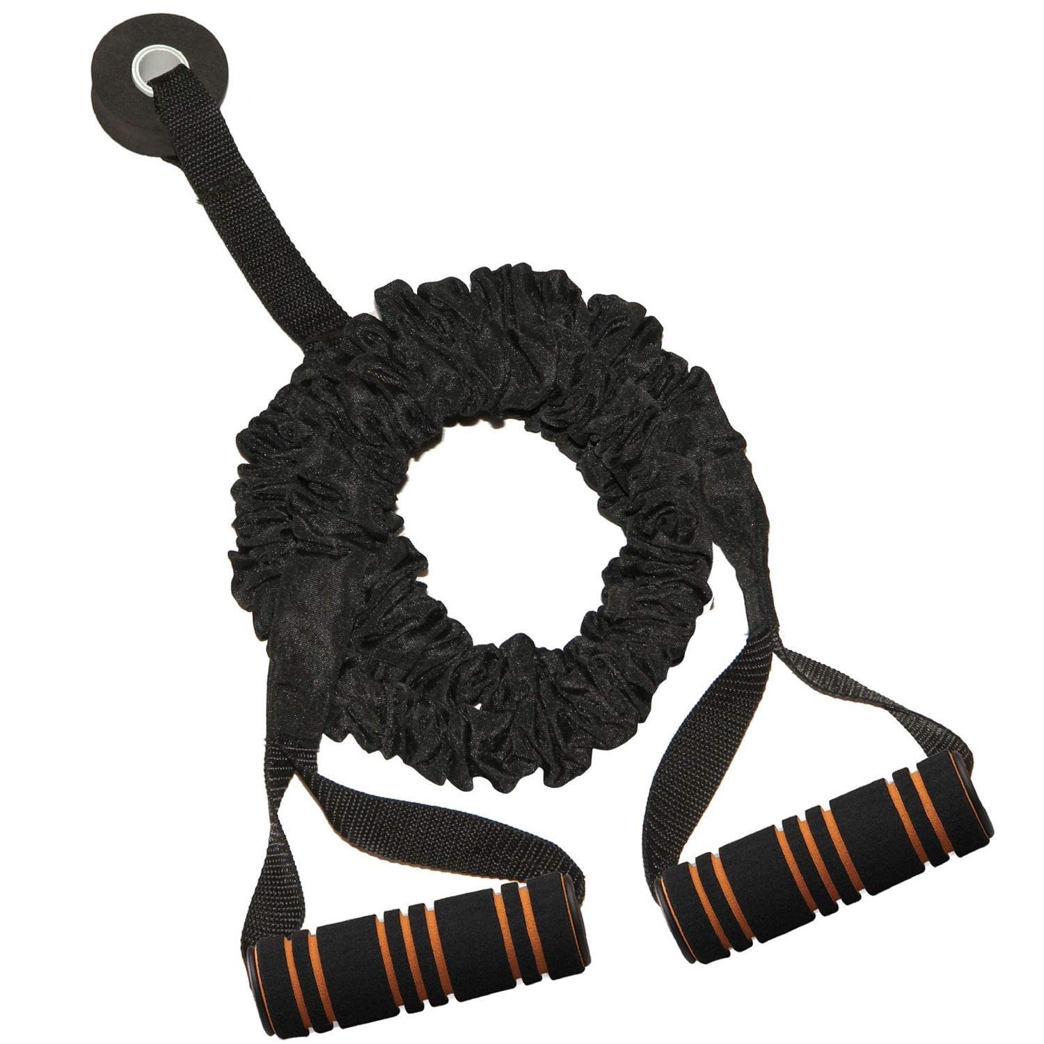 Body Sculpture BB-2380 Resistance Band - Black/Orange BSCBTRA