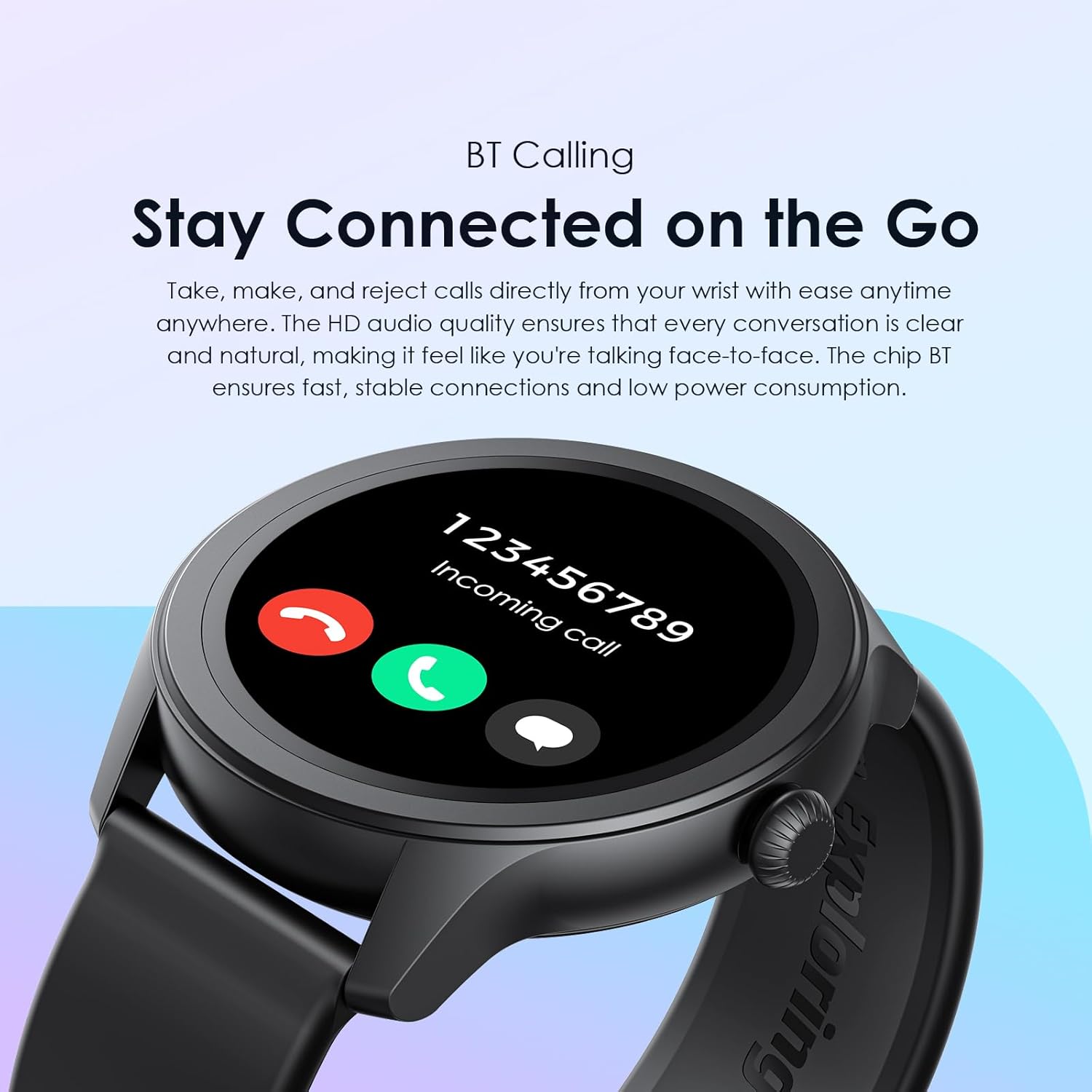 Oraimo Watch 2R – Bluetooth Calling Smartwatch for Men and Women