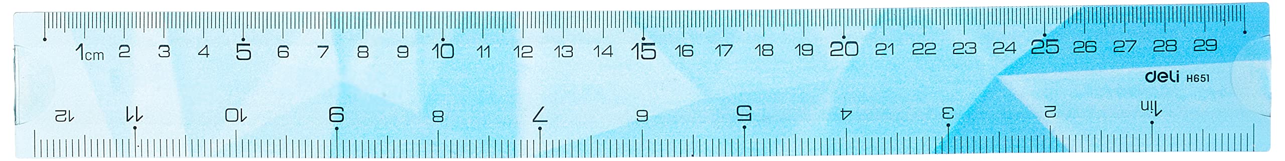 Deli School Supplies Ruler H651 Assorted - Large