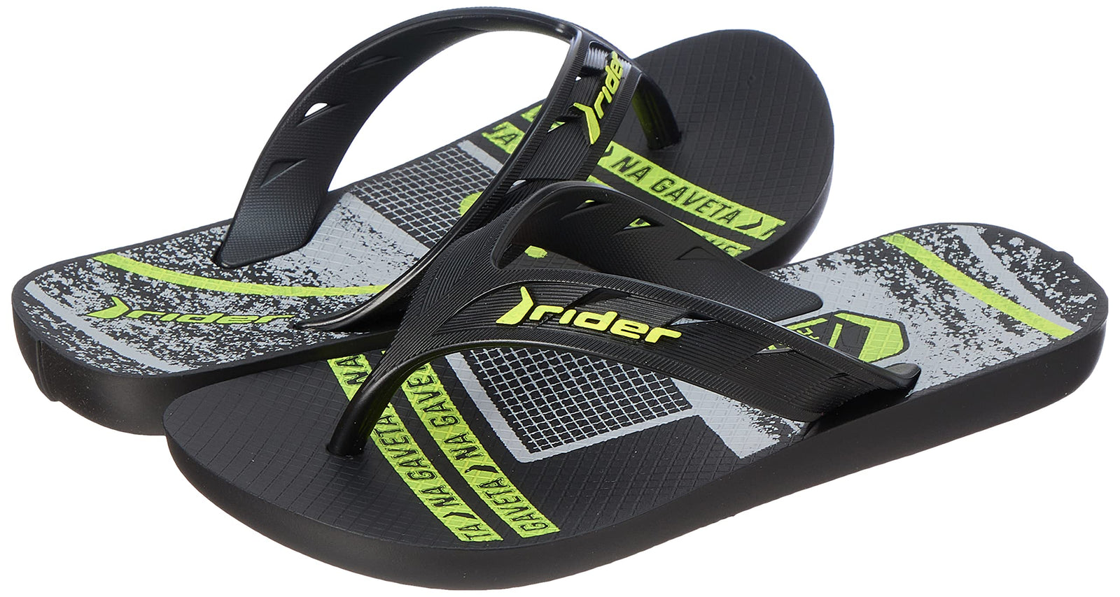 Rider Flip Flop - Black/Yellow