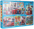 BanBao Fire Station Building Blocks Set with Fire Rescue Tower, Fire Ladder Truck, and Robot Kits - 1081 Pieces (Model: B7130)