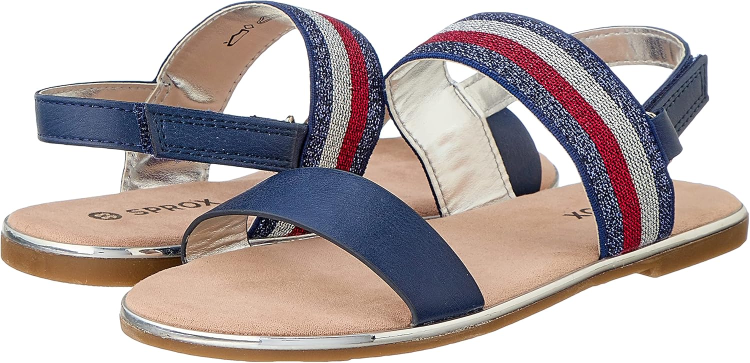 SPROX Girls Velcro Strap Open Toe Sandals