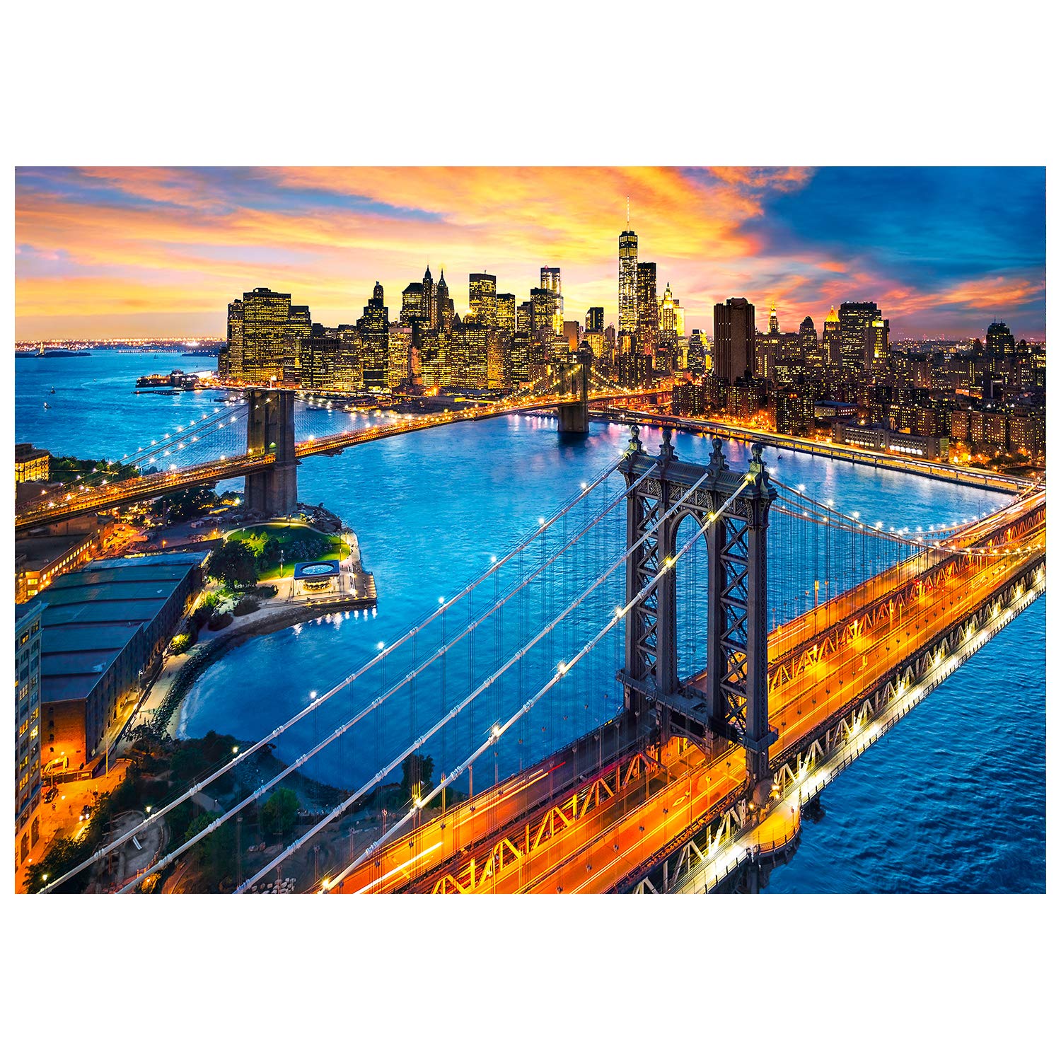 Clementoni New York Puzzle 3000 Pieces, Multicolor - 33546