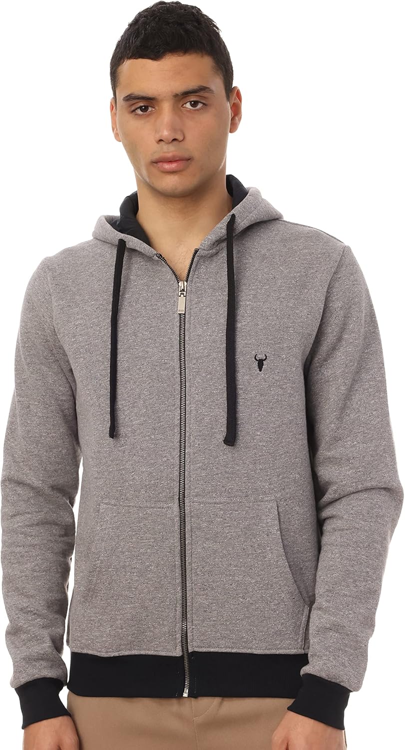 Ravin Men's 96075 Overhead Zipper Hoodie with Inner Fleece Sweatshirt