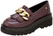 Dejavu Women's Wine Flatform Loafer