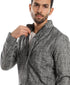 Andora Men's Zipper Through Neck Linen Jacket