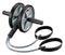 Body Sculpture BB-705 Exercise Wheel with Bungee Cords