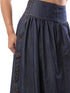 Andora Women's Buttoned Sleeveless Denim Skirt - 35S23W30339