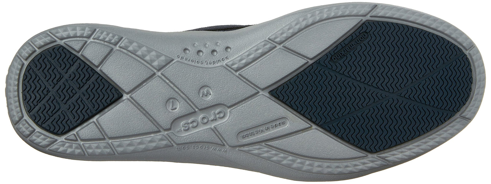 Crocs Walu II Chevron-Pattern Elastic-Insert Slip-On Shoes for Women