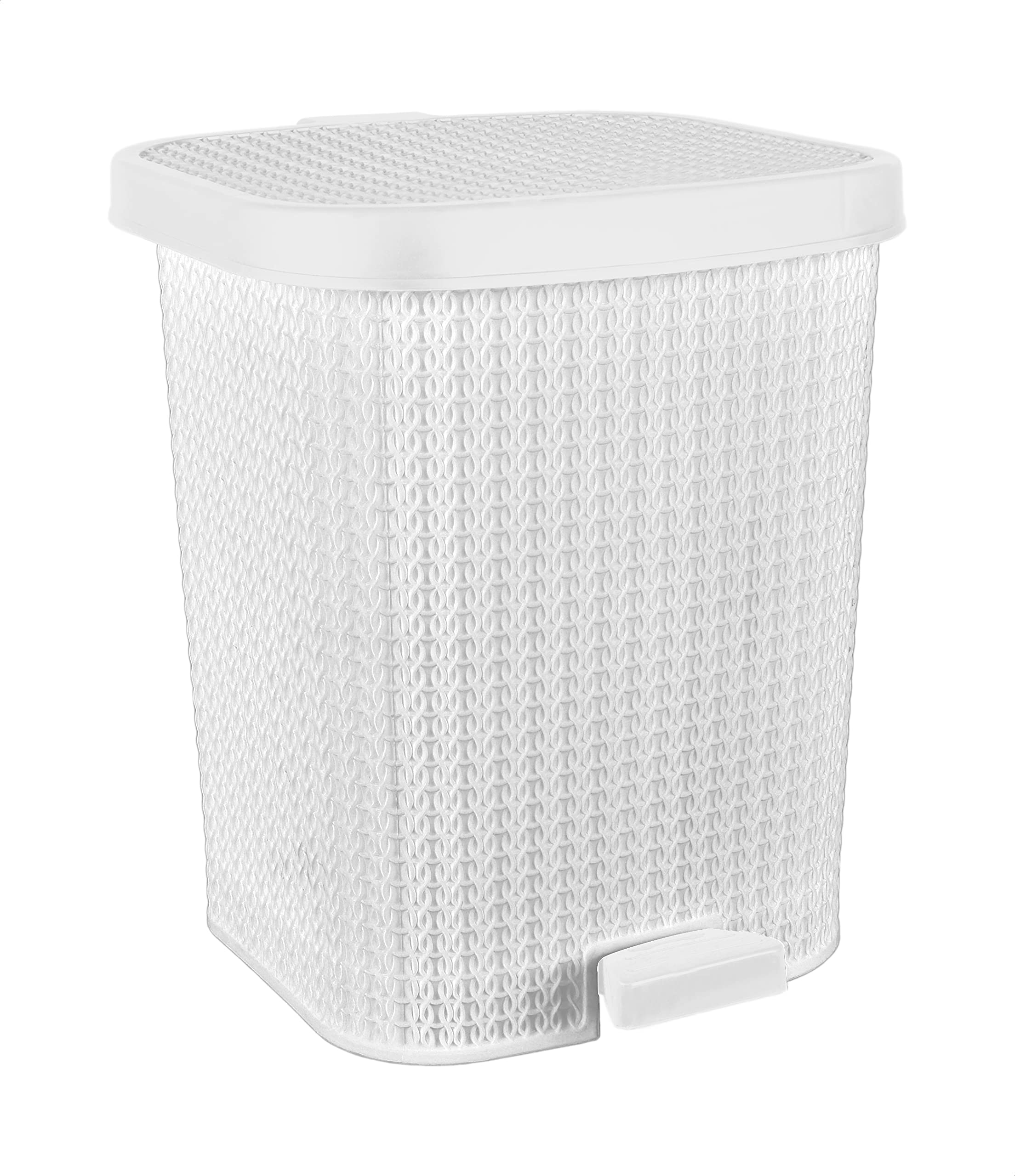 Turt El Helal & El Negma Small Trash Bin - White