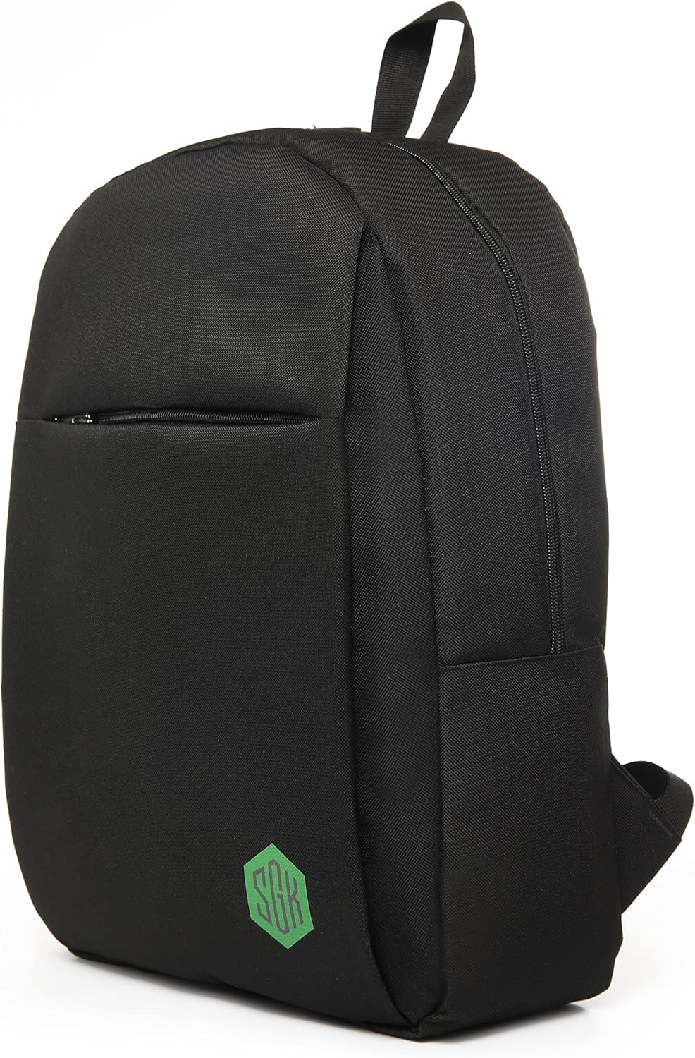 SGK Unisex Daily Backpack for 15.6-Inch Laptop - Black