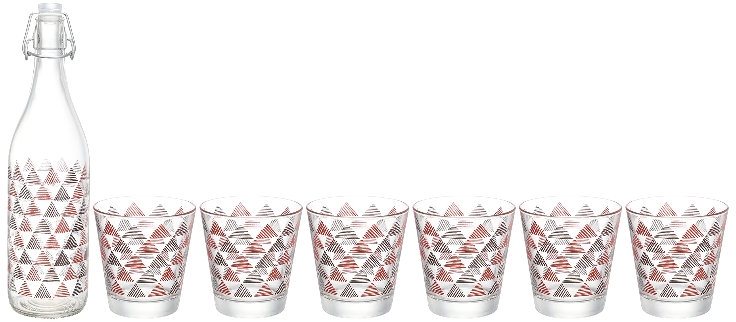 CONIC/LELLA 7-Piece Glass Set - CAIRO ROS