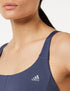 Adidas CF STO MS BRA HF2255 Training Workout Bra - Medium Support for Women, Shadow Navy, Size MDD