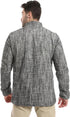 Andora Men's Zipper Through Neck Linen Jacket