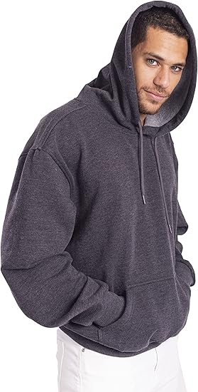 ZE Unisex-Adult Basic Oversize Hoody Hooded Sweatshirt (Pack of 4)