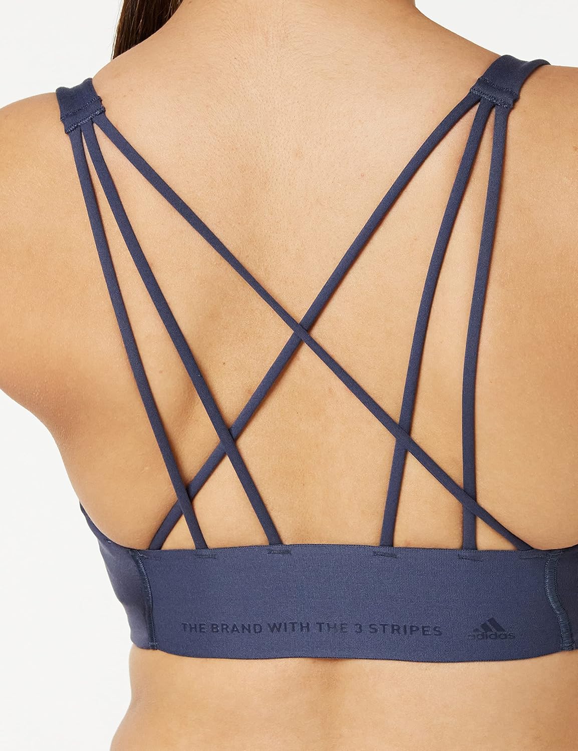 Adidas CF STO MS BRA HF2255 Training Workout Bra - Medium Support for Women, Shadow Navy, Size MDD