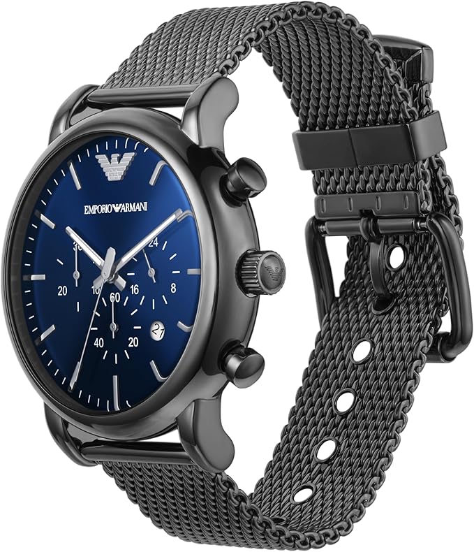 Emporio Armani Men's Chronograph Dress Watch With Quartz Movement