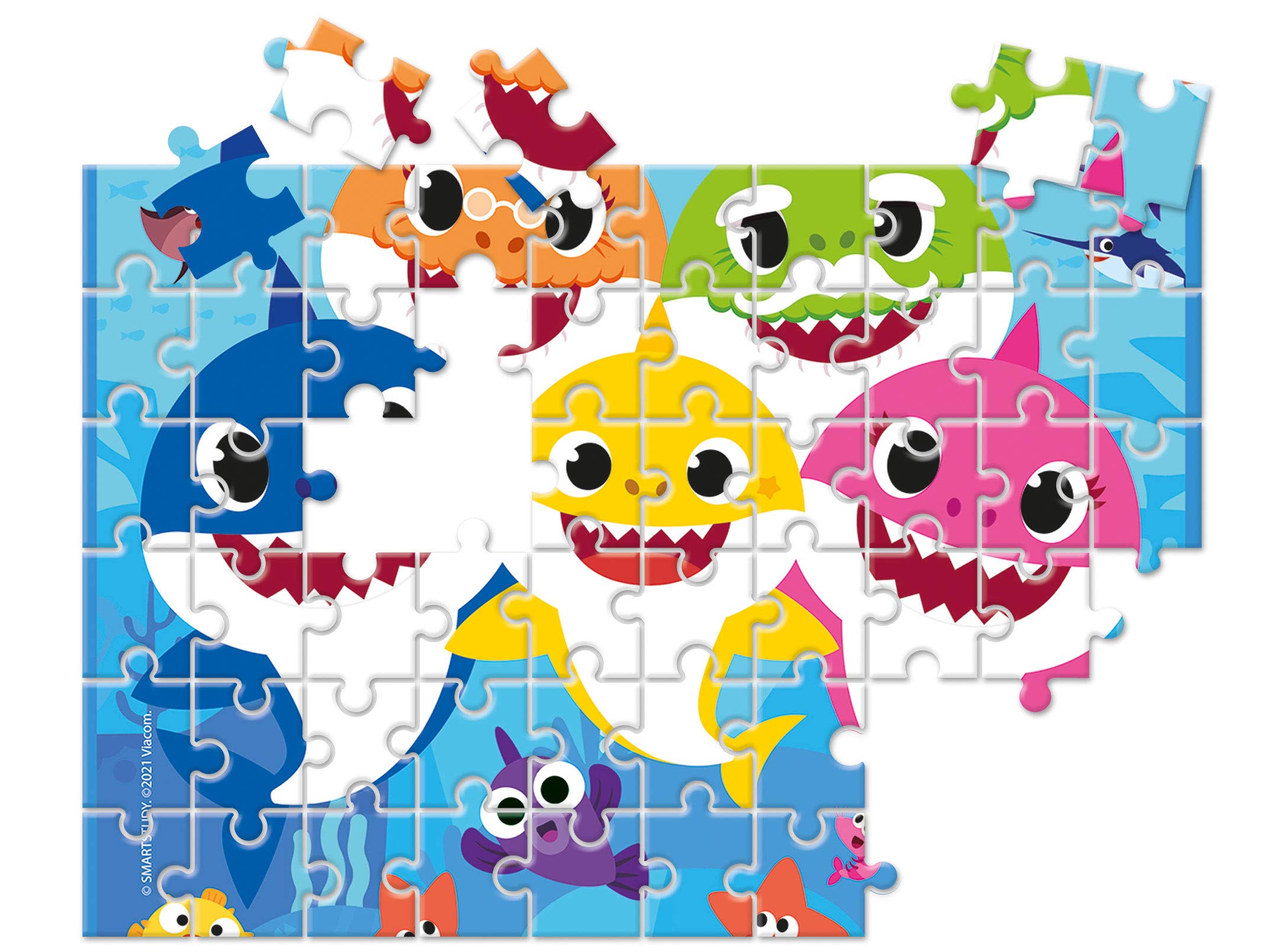 Clementoni Puzzle Frame Me Up Baby Shark - 60 Pieces