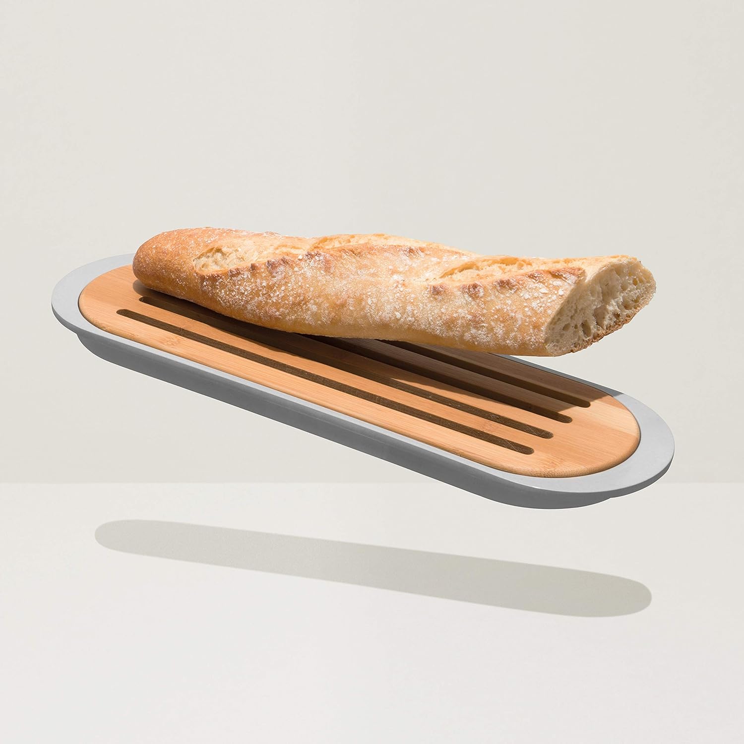 Berghoff - Bamboo Baguette Cutting Board with Crumb Tray (38.5x11.7x2.75 cm)