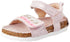 SPROX Girls' Open Toe Flat Sandal with Velcro Strap