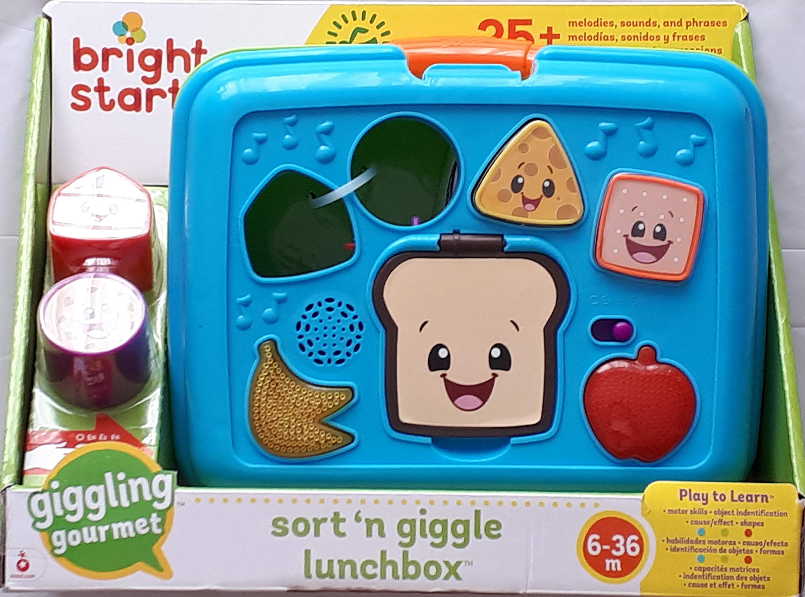 صندوق غداء مضحك ومتعلم من Bright Starts Giggling Gourmet