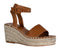 Pixi Faux Leather Open-Toe Wedge Sandals for Women