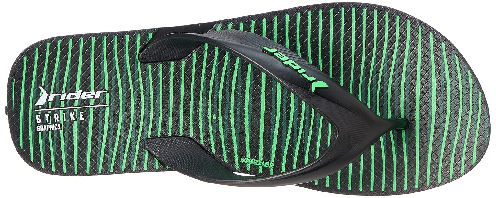 Rider Flip-Flop - Black/Black/Green