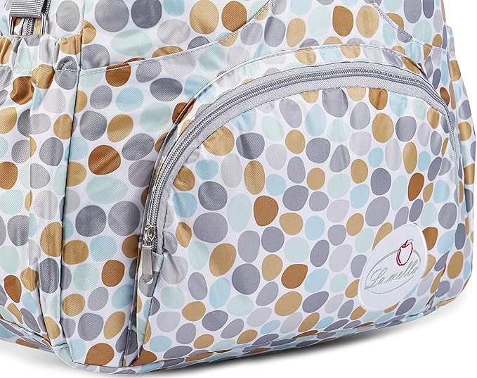 La Mella Mother Diaper Bag, L - Gray