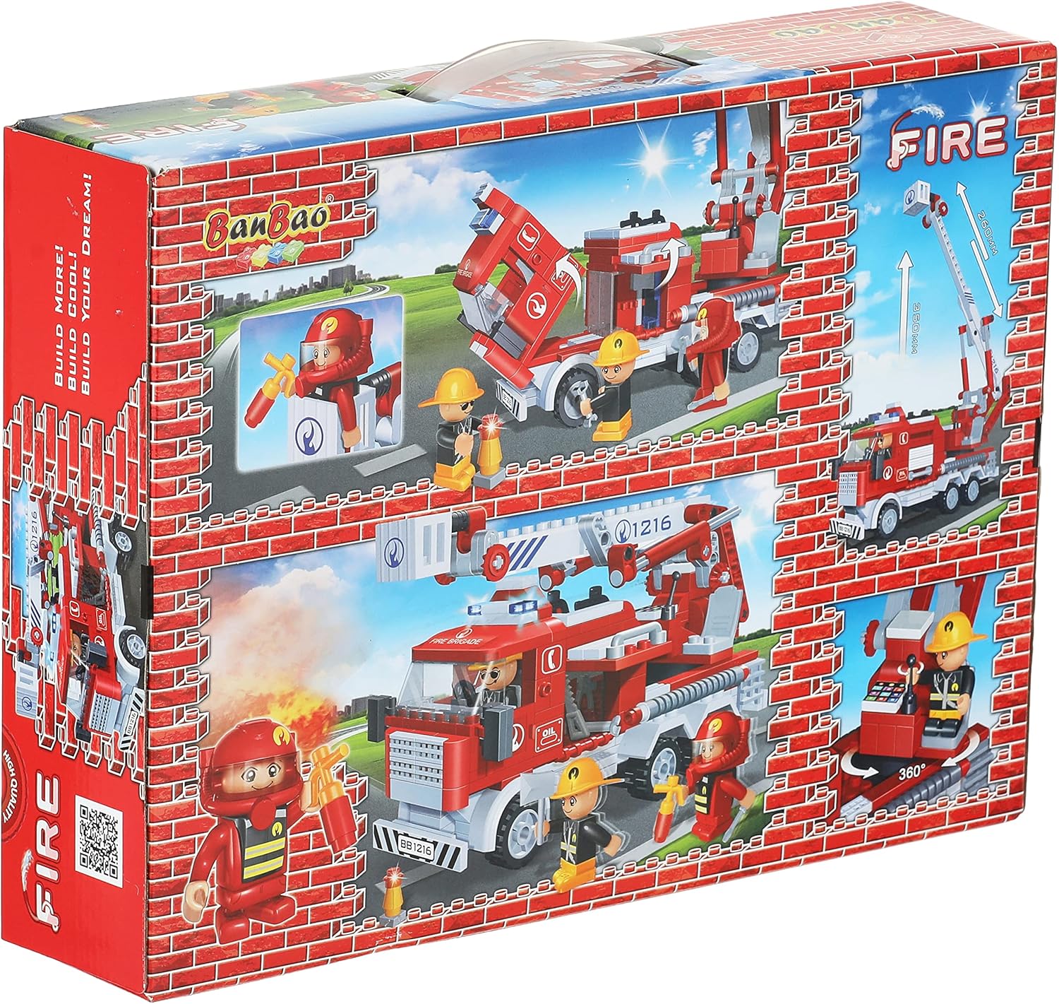 BanBao - Fire Truck Building Kit (290 Pieces)