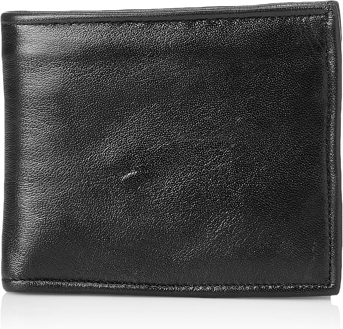 OX Black Leather Bifold Wallet for Men