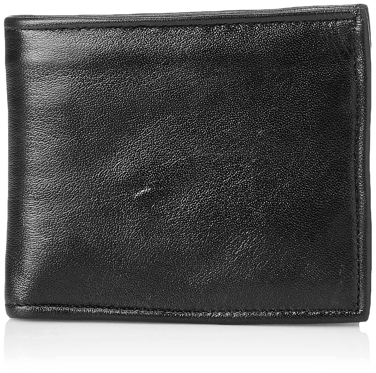 OX Black Leather Bifold Wallet for Men