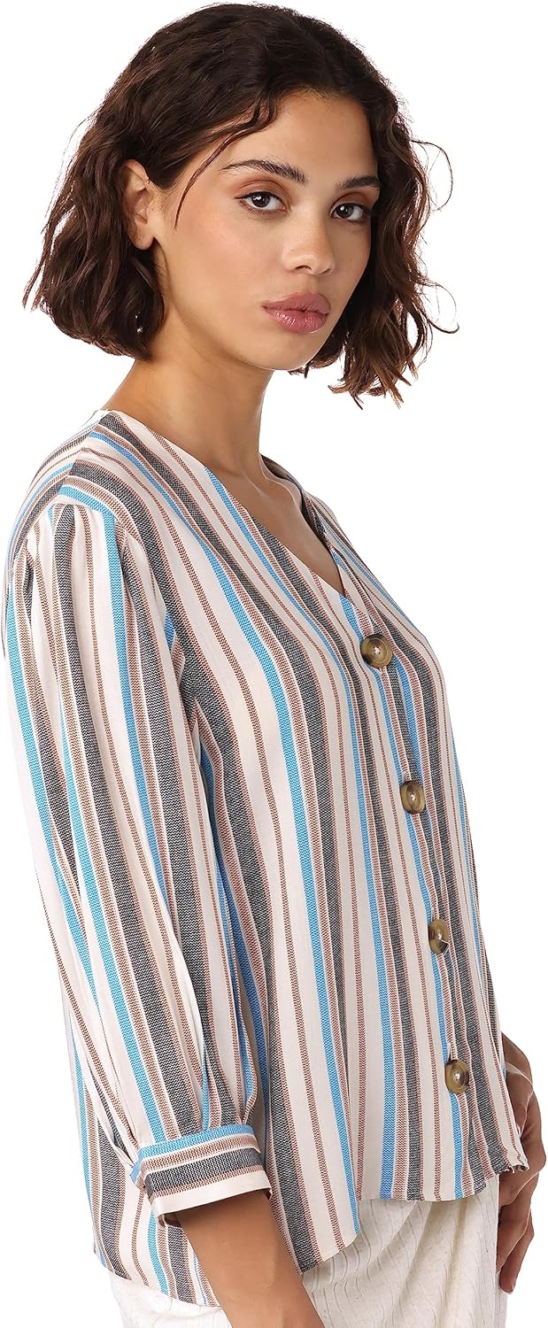 Splash Women's Striped Blouse (1020890) - Pack of 1