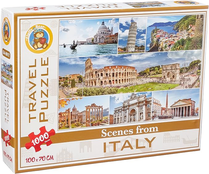 Fluffy Bear Italy Puzzles - 1000 Pieces