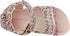 Sprox Leopard-Pattern Velcro-Strap Flat Sandals for Girls