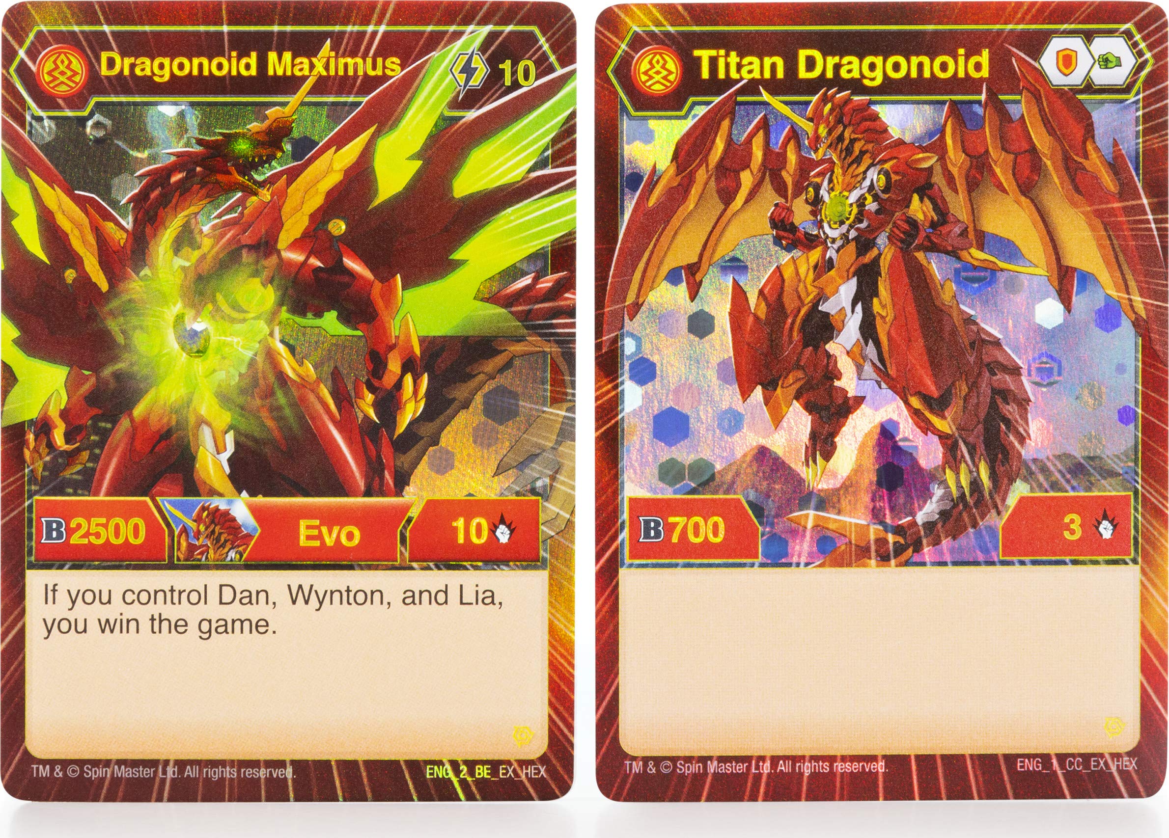 BAKUGAN Dragonoid Maximus 20.3 سم - مجسم متحول مع أضواء وأصوات، مناسب للأطفال من عمر 6 سنوات فما فوق